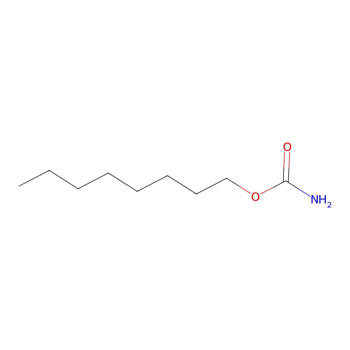 Carbamic acid, octyl ester molecular structure, CAS 2029-64-3