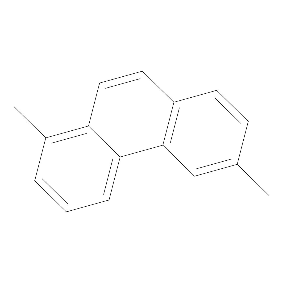 1,6-Dimethylphenanthrene molecular structure, CAS 20291-74-1