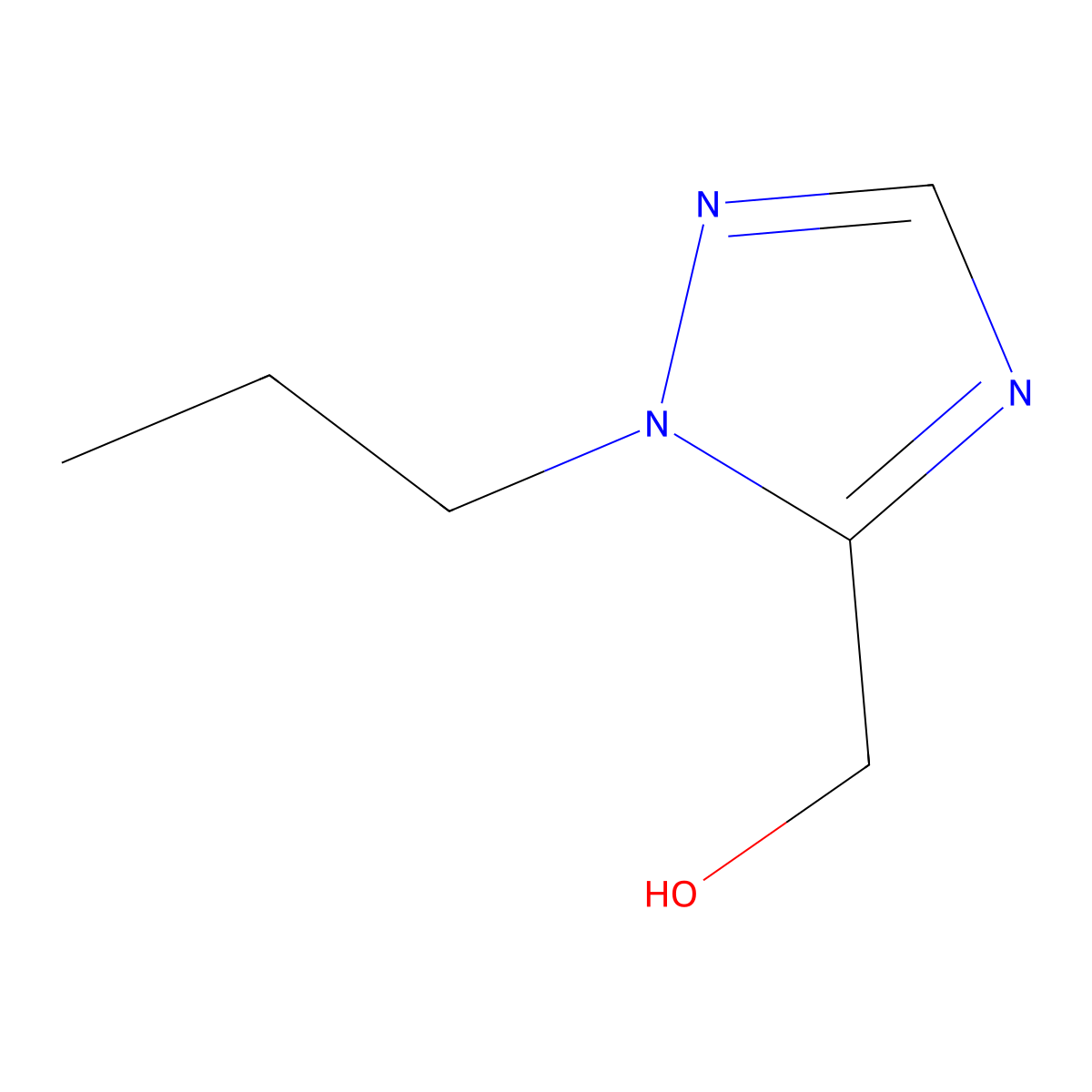 (1-Propyl-1H-1,2,4-triazol-5-YL)methanol molecular structure, CAS 202931-85-9