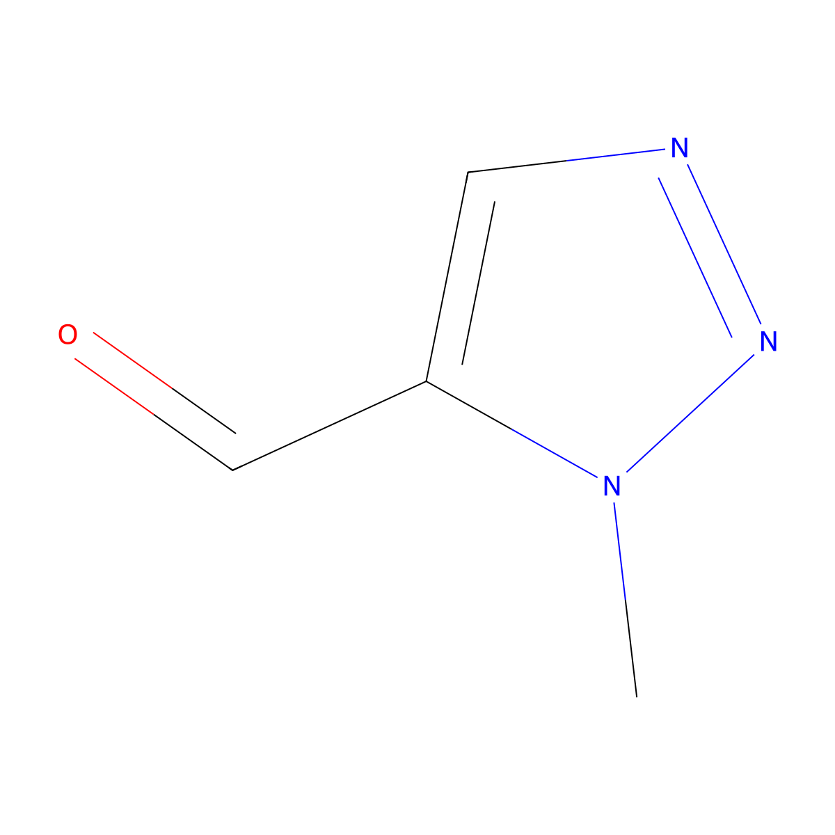 1-Methyl-1H-1,2,3-triazole-5-carbaldehyde molecular structure, CAS 202931-88-2