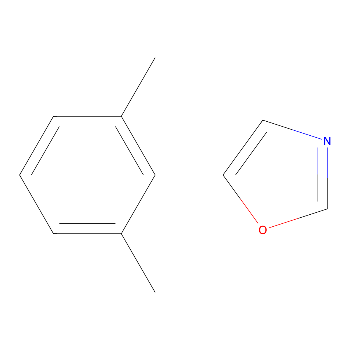 5-(2,6-Dimethylphenyl)oxazole molecular structure, CAS 2029667-69-2