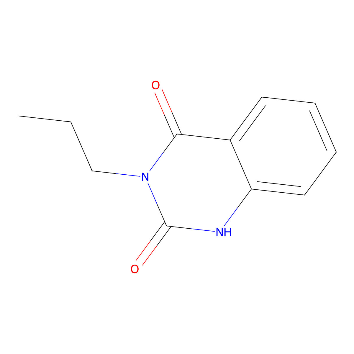 3-Propyl-1,2,3,4-tetrahydroquinazoline-2,4-dione molecular structure, CAS 20297-19-2