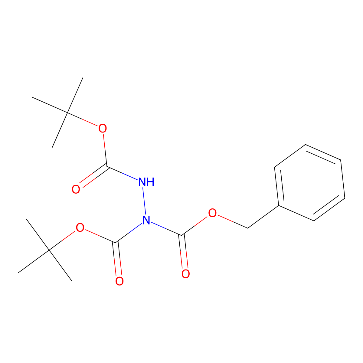 Boc,Z-NNH-Boc molecular structure, CAS 202980-91-4