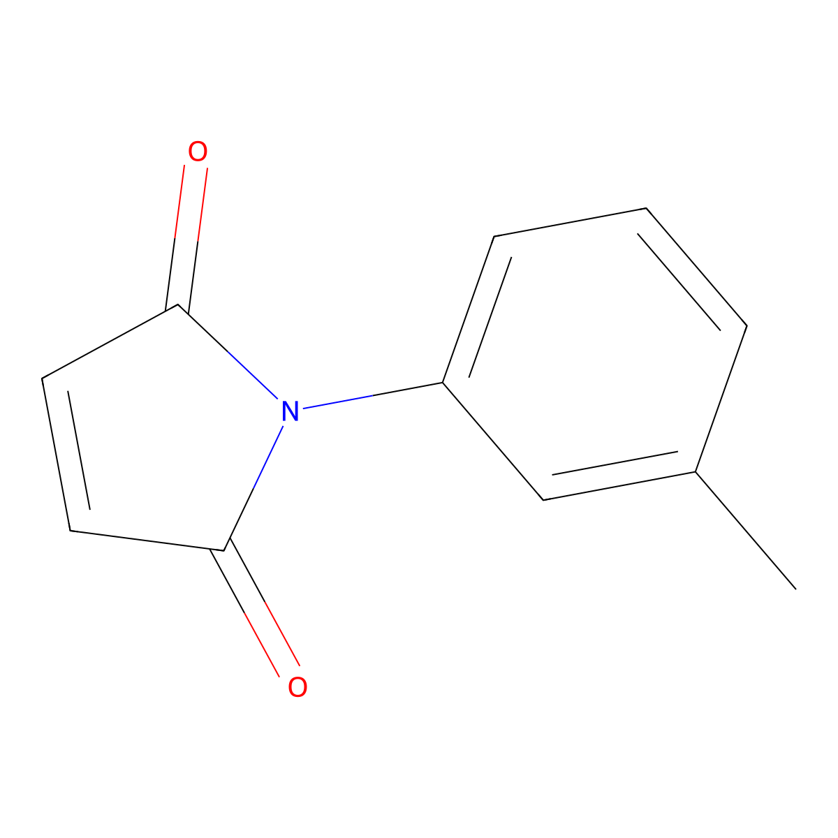 1-(3-Methylphenyl)-1h-pyrrole-2,5-dione molecular structure, CAS 20299-79-0