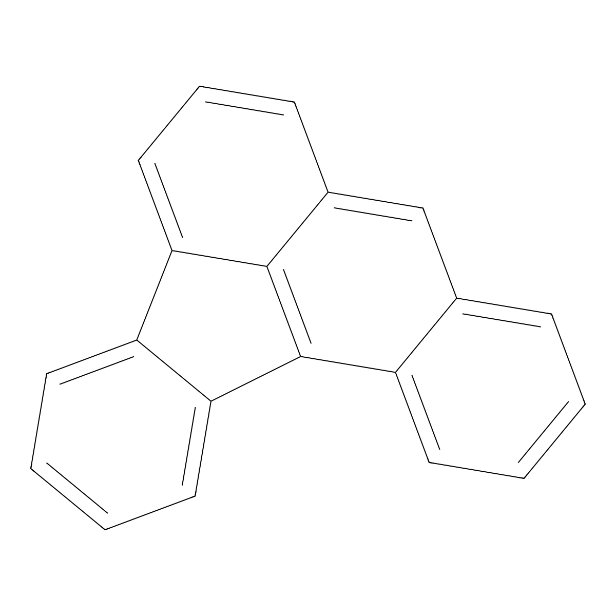 Benzo(a)fluoranthene molecular structure, CAS 203-33-8