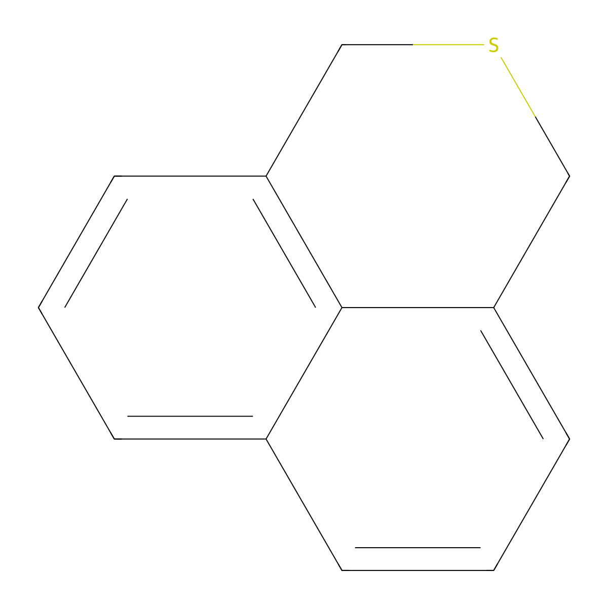 1H,3H-Naphtho(1,8-cd)thiopyran molecular structure, CAS 203-85-0