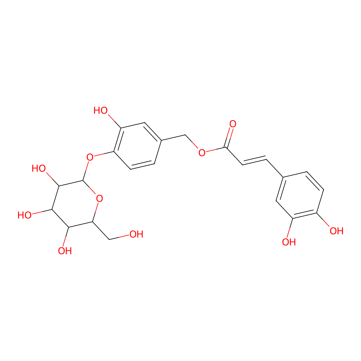 Caffeoylcalleryanin molecular structure, CAS 20300-49-6