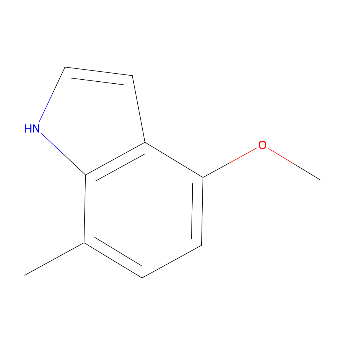 4-Methoxy-7-methylindole molecular structure, CAS 203003-67-2