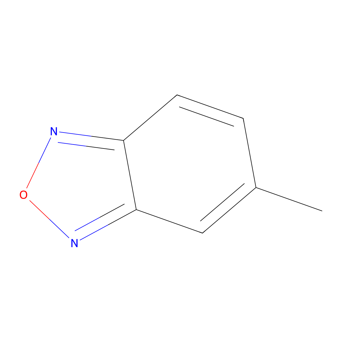 5-Methyl-2,1,3-benzoxadiazole molecular structure, CAS 20304-86-3