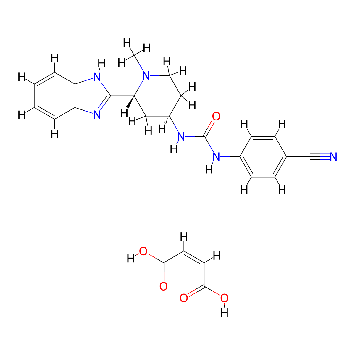 Glasdegib Maleate molecular structure, CAS 2030410-25-2