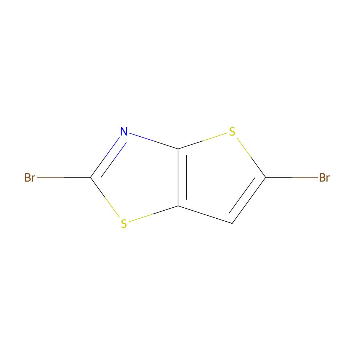 2,5-Dibromothieno[2,3-d]thiazole molecular structure, CAS 203049-71-2