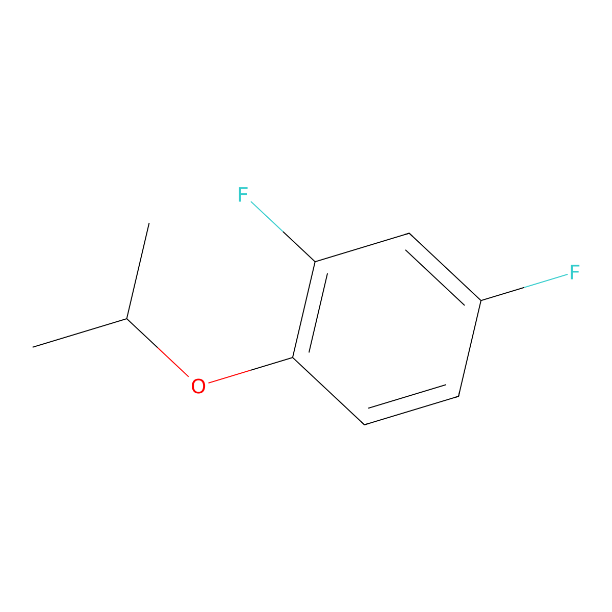 2,4-Difluoro-1-isopropoxybenzene molecular structure, CAS 203059-83-0