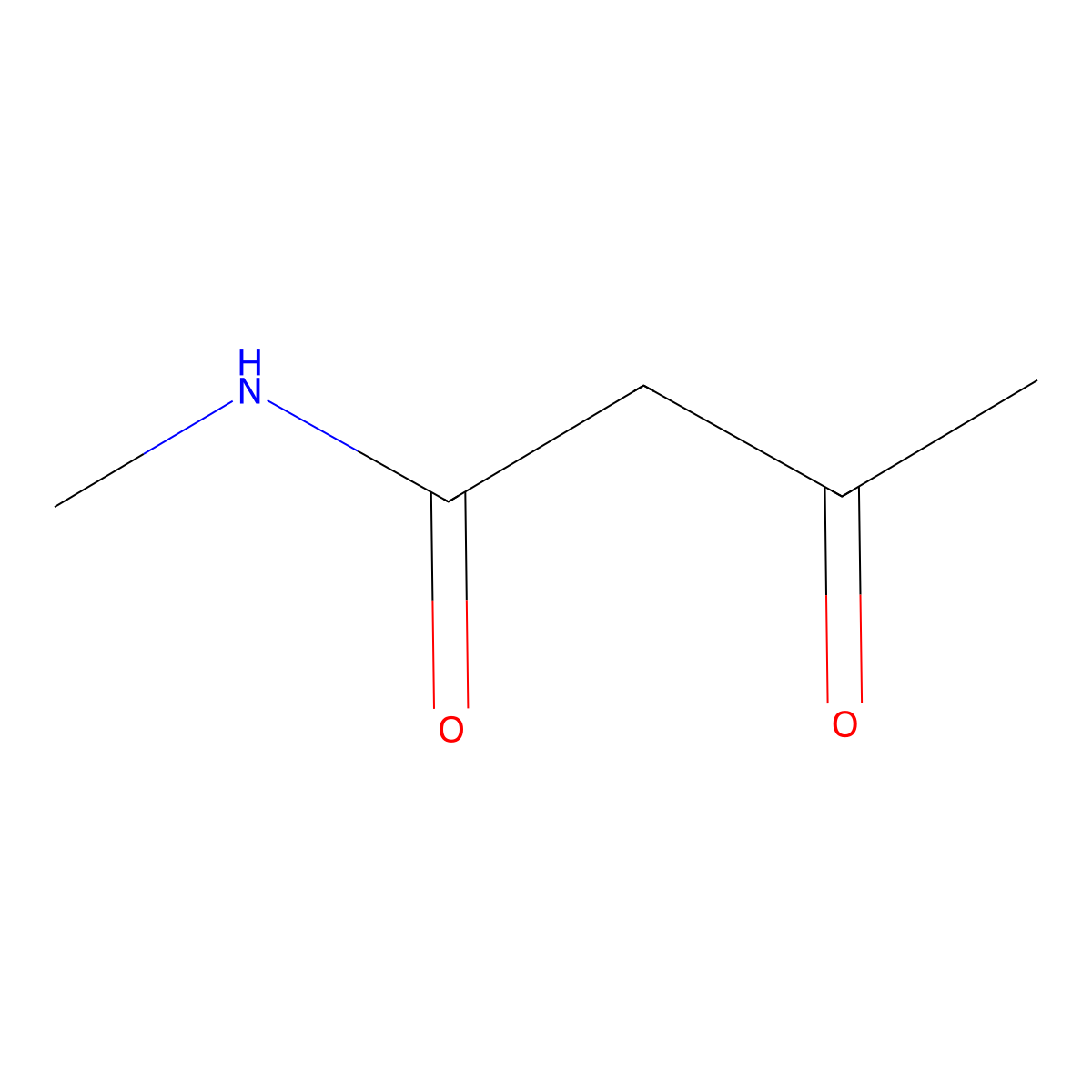 N-Methylacetoacetamide molecular structure, CAS 20306-75-6