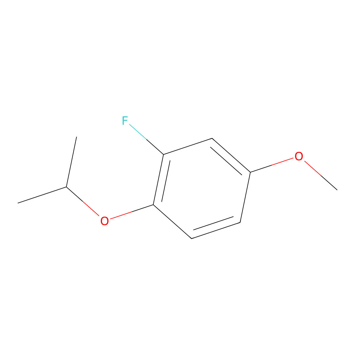 2-(2'-Fluoro-4'-methoxyphenoxy)propane molecular structure, CAS 203066-93-7