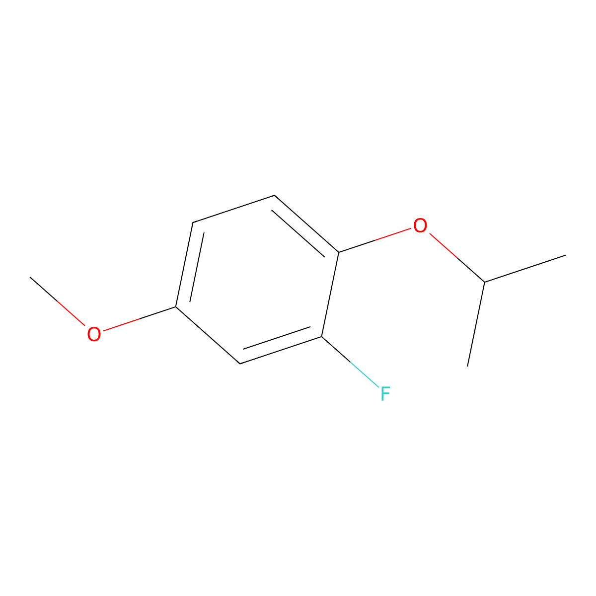 2-(2'-Fluoro-4'-methoxyphenoxy)propane molecular structure, CAS 203066-93-7