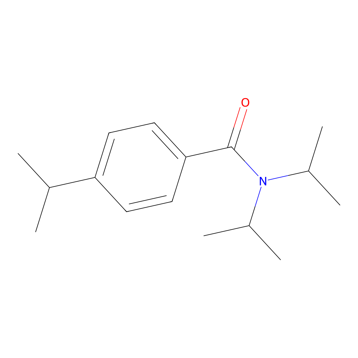 n,n,4-Tri(propan-2-yl)benzamide molecular structure, CAS 20308-37-6