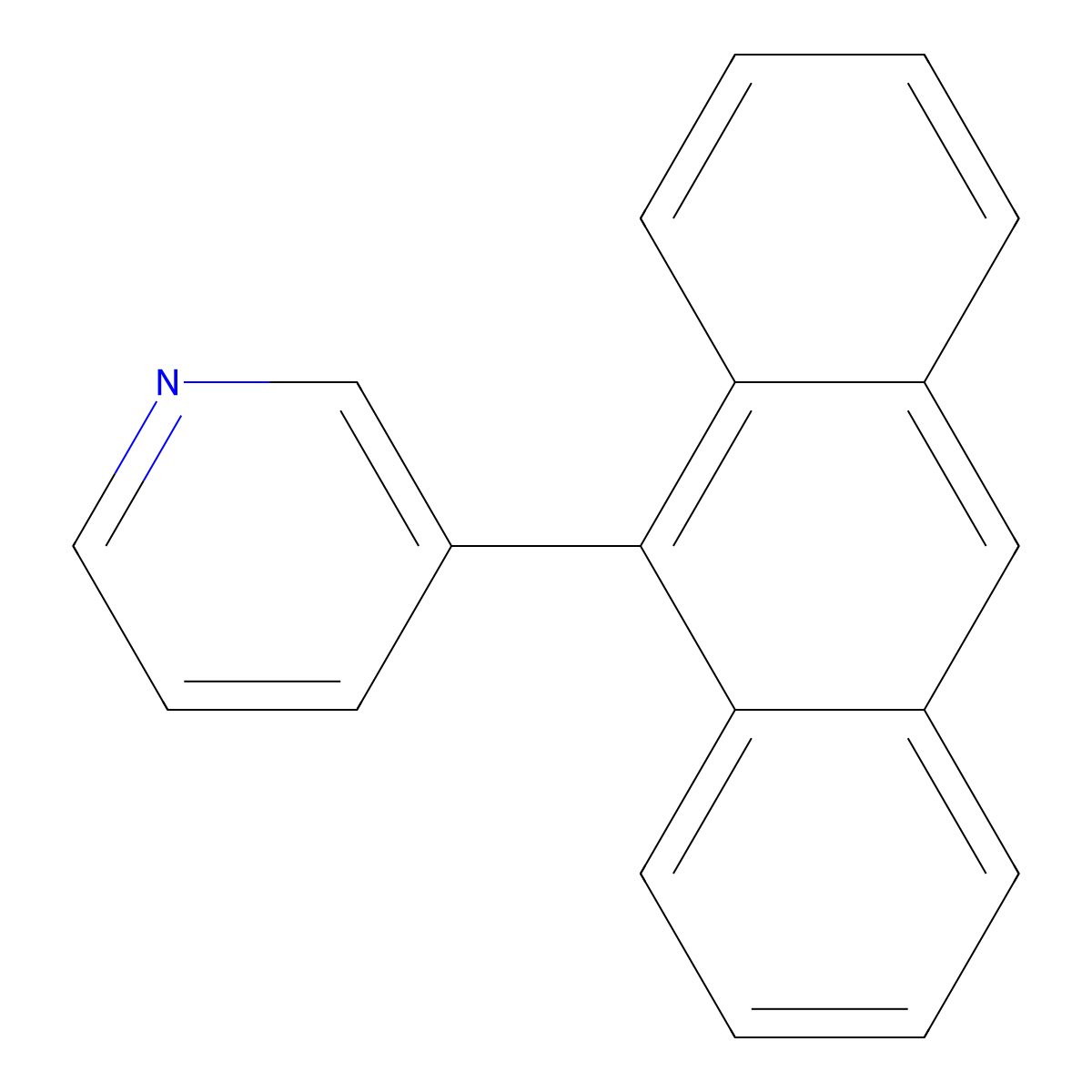 3-(Anthracen-9-yl)pyridine molecular structure, CAS 20308-97-8