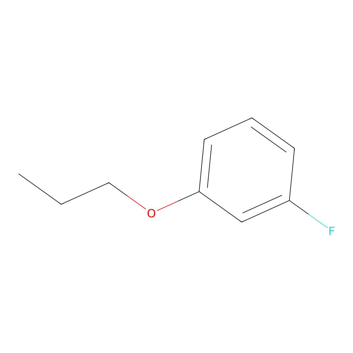 1-Fluoro-3-propoxybenzene molecular structure, CAS 203115-92-8