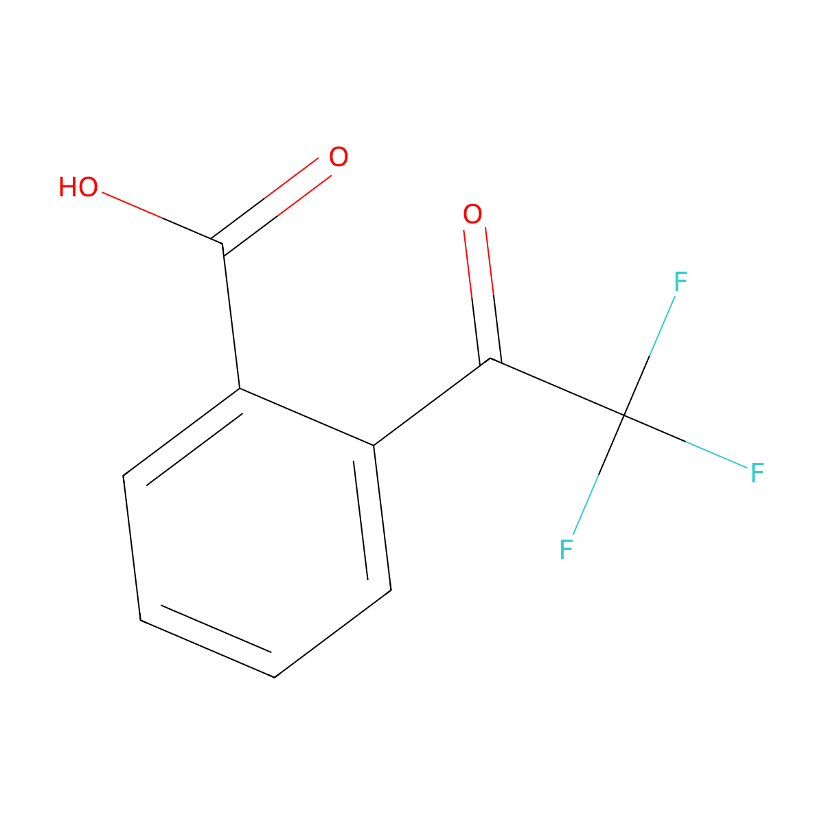 2'-Carboxy-2,2,2,-trifluoroacetophenone molecular structure, CAS 203124-56-5