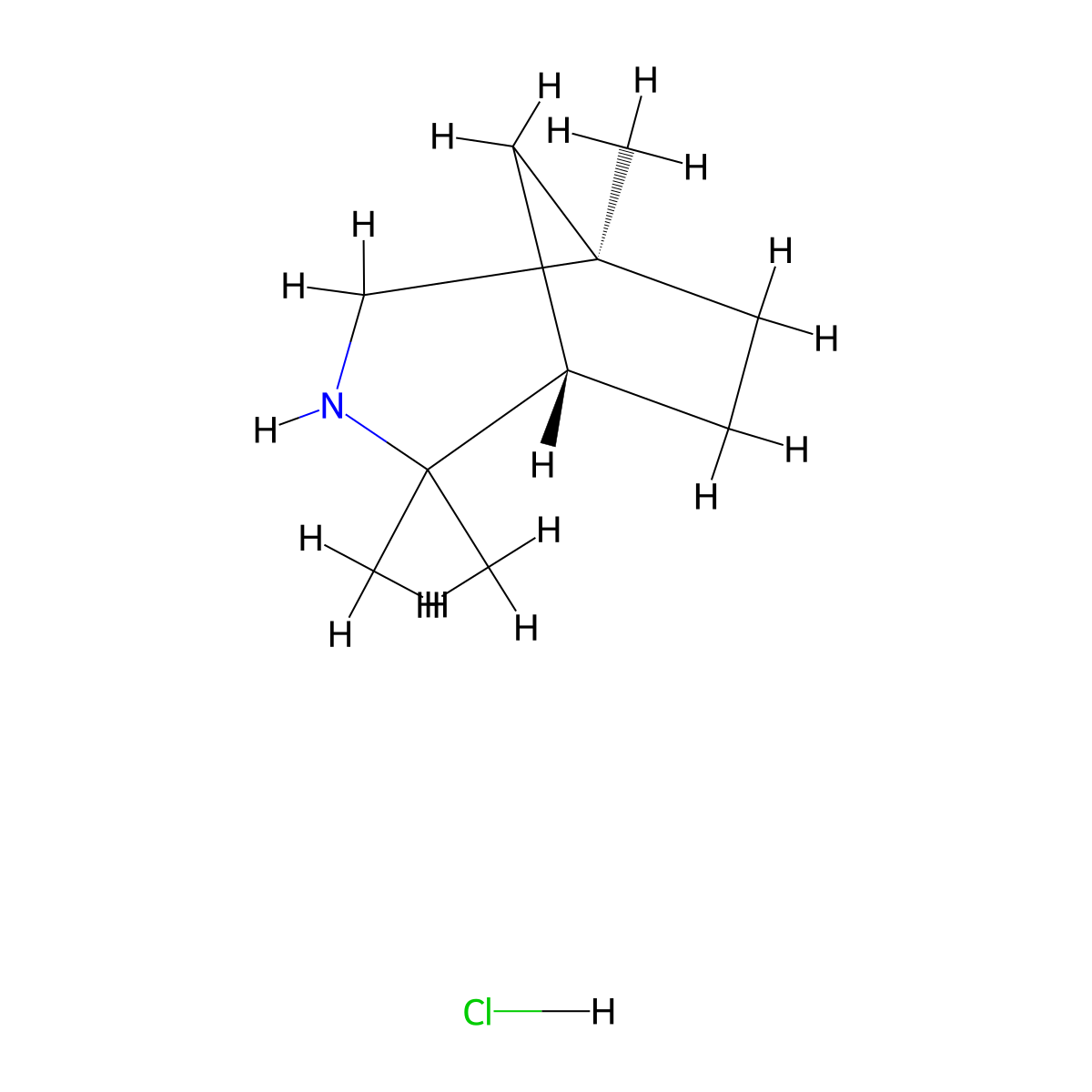 (1R,5S)-1,4,4-trimethyl-3-azabicyclo[3.2.1]octane hydrochloride molecular structure, CAS 2031242-74-5