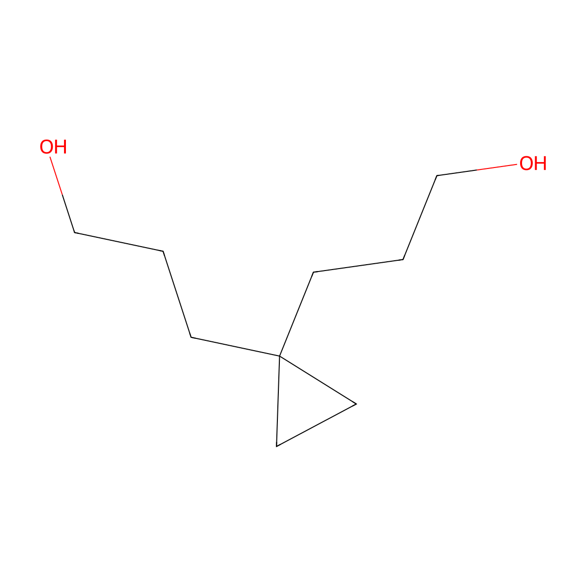 3-[1-(3-Hydroxypropyl)cyclopropyl]propan-1-ol molecular structure, CAS 2031258-62-3
