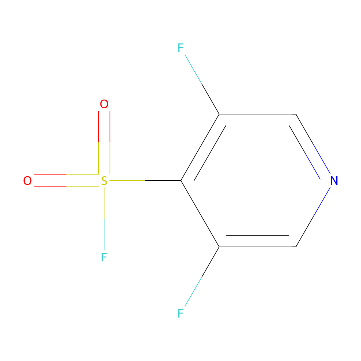 3,5-Difluoropyridine-4-sulfonyl fluoride molecular structure, CAS 2031259-04-6
