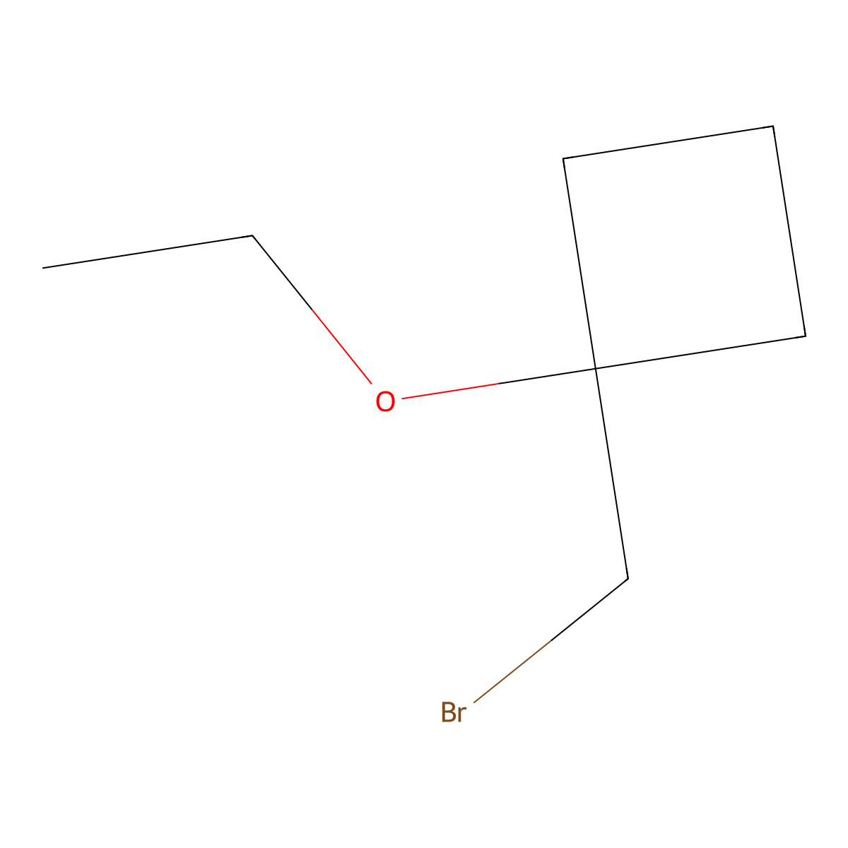 1-(Bromomethyl)-1-ethoxycyclobutane molecular structure, CAS 2031259-09-1
