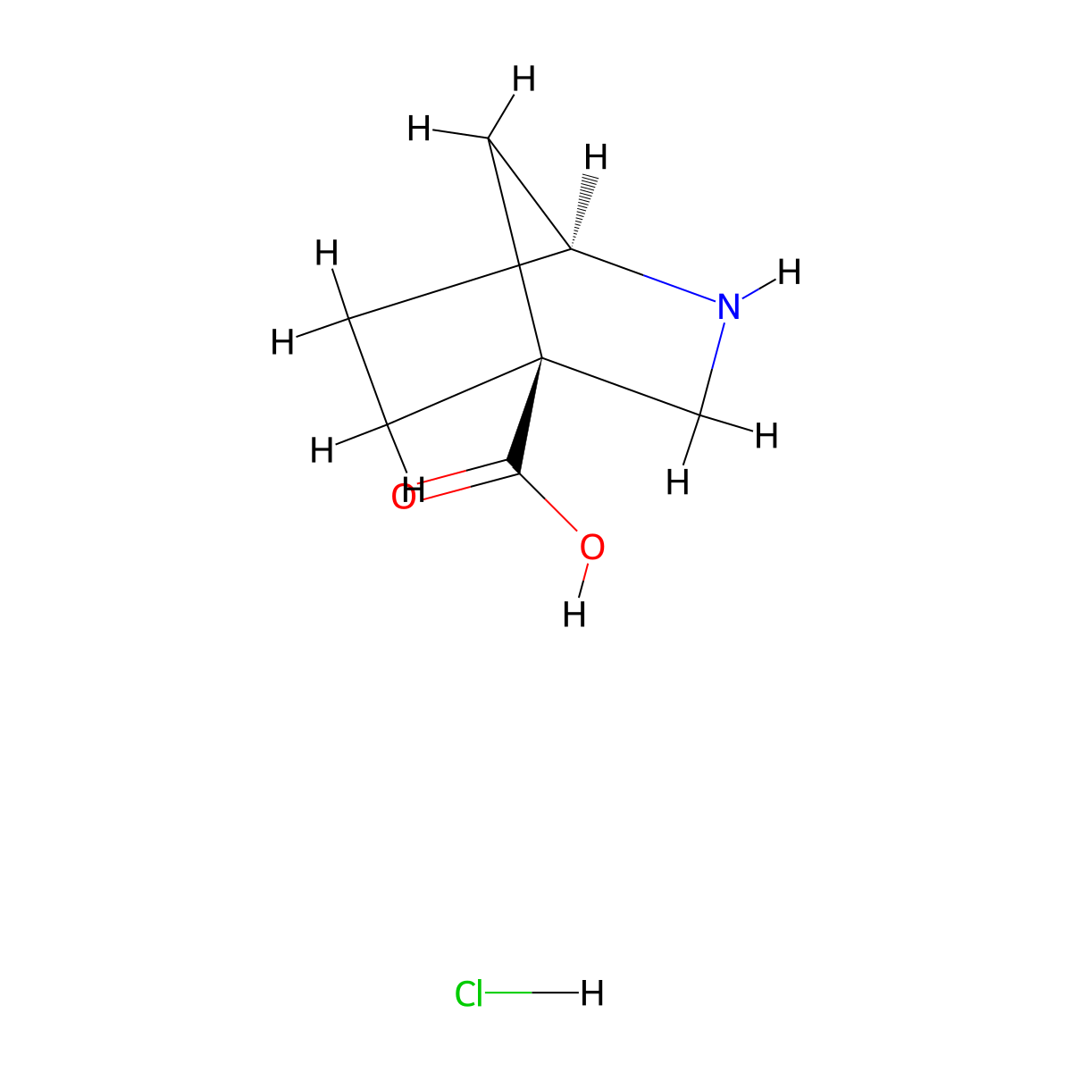(1S,4S)-2-azabicyclo[2.2.1]heptane-4-carboxylic acid hydrochloride molecular structure, CAS 2031259-85-3