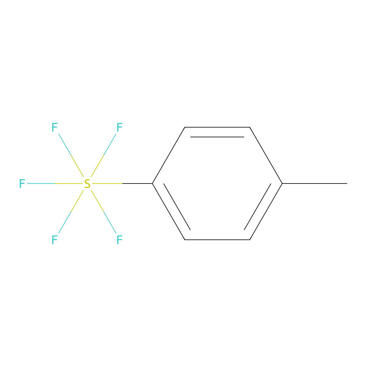 p-Tolylsulfur Pentafluoride molecular structure, CAS 203126-21-0