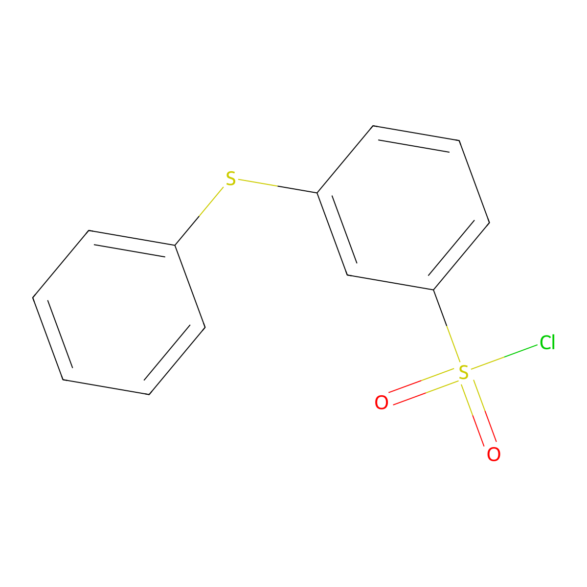 3-(Phenylsulfanyl)benzene-1-sulfonyl chloride molecular structure, CAS 2031260-56-5
