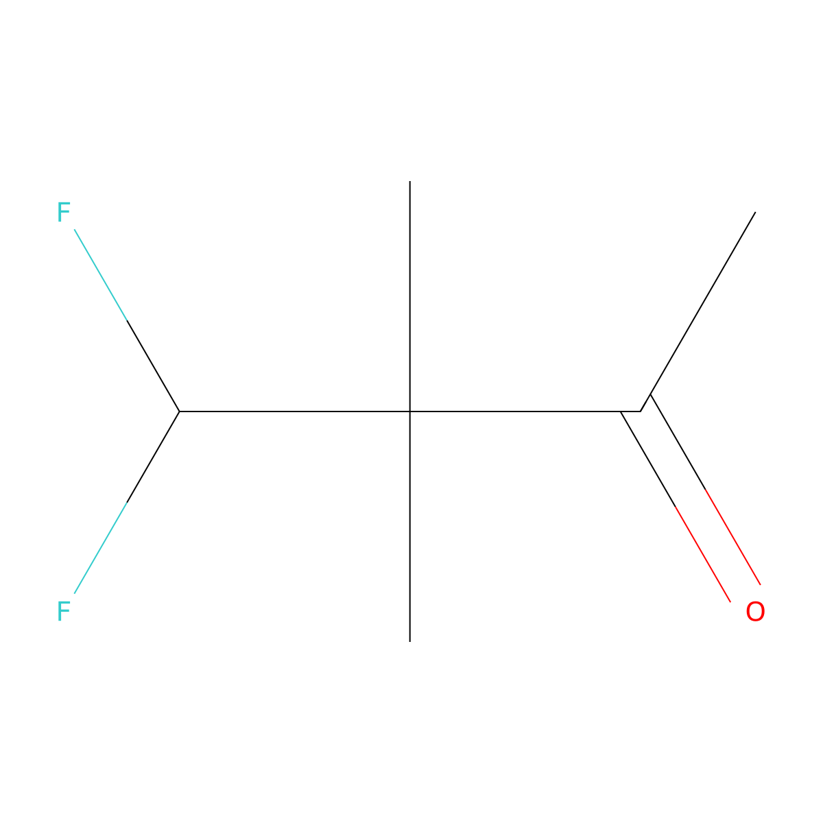 4,4-Difluoro-3,3-dimethylbutan-2-one molecular structure, CAS 2031260-77-0