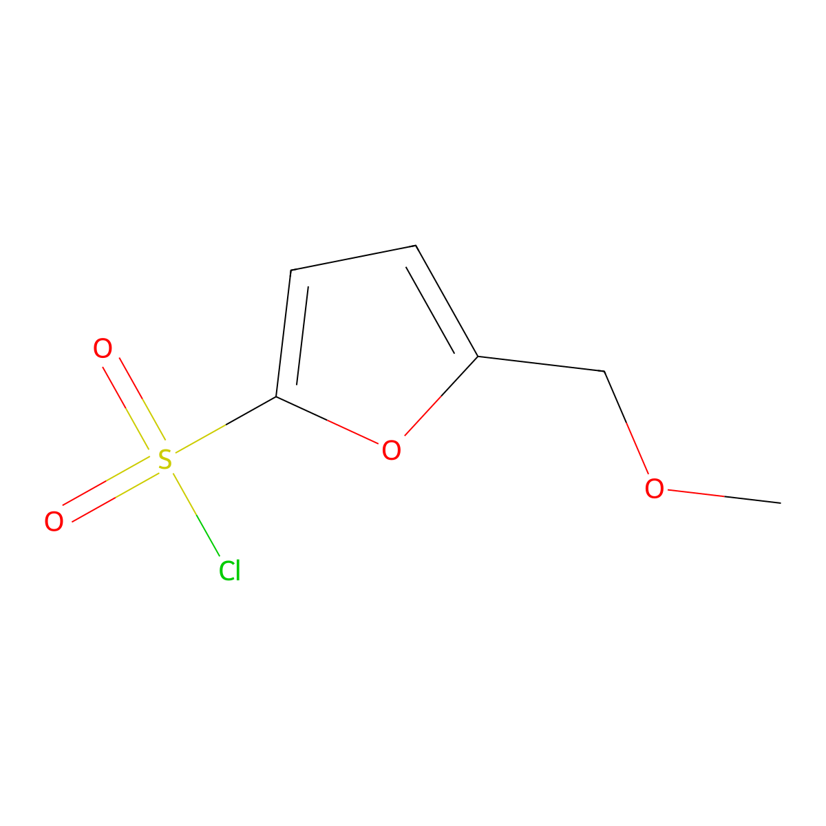 5-(Methoxymethyl)furan-2-sulfonyl chloride molecular structure, CAS 2031260-79-2
