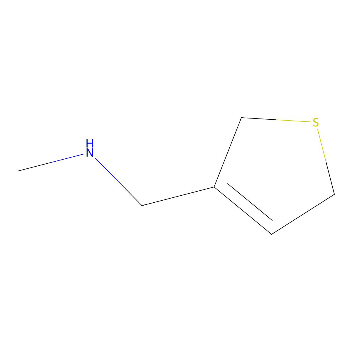 [(2,5-Dihydrothiophen-3-yl)methyl](methyl)amine molecular structure, CAS 2031268-65-0