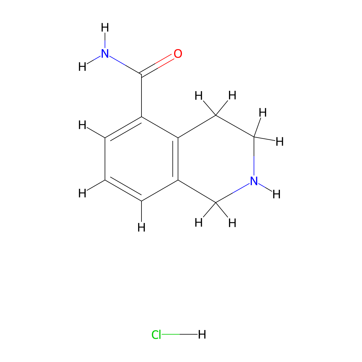 1,2,3,4-Tetrahydroisoquinoline-5-carboxamide hydrochloride molecular structure, CAS 2031268-80-9