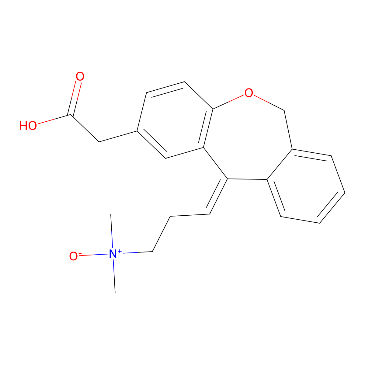 Olopatadine-d3 N-Oxide molecular structure, CAS 203188-31-2