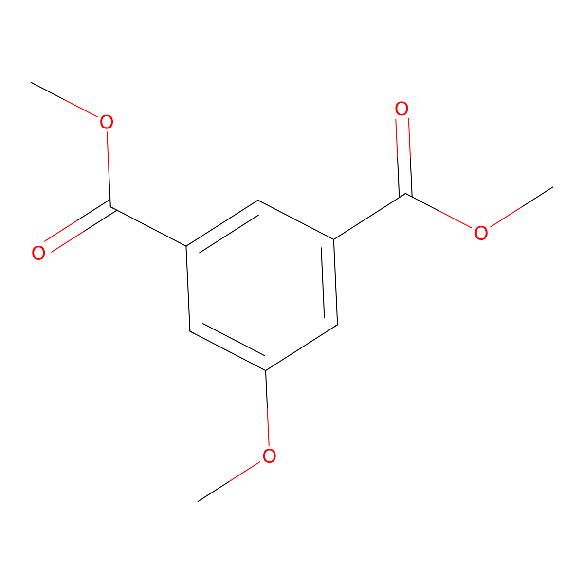 Dimethyl-5-methoxyisophthalate molecular structure, CAS 20319-44-2