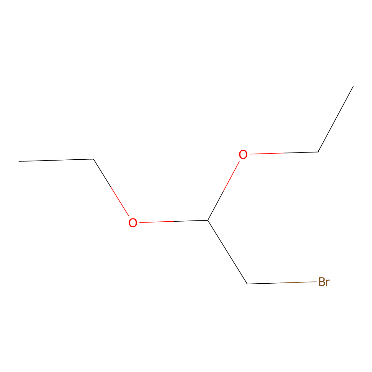 Ethane, 2-bromo-1,1-diethoxy- molecular structure, CAS 2032-35-1