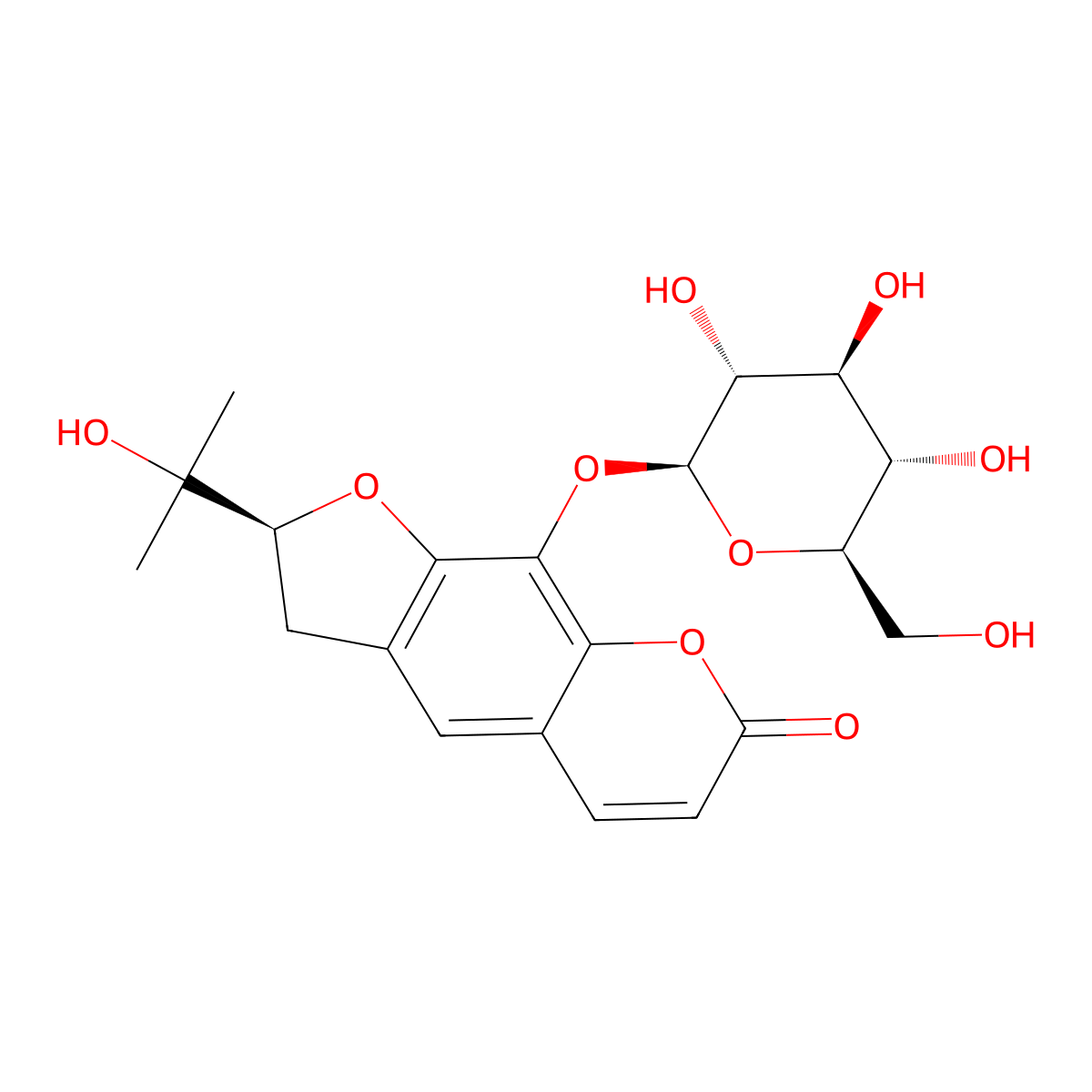 Rutarin molecular structure, CAS 20320-81-4
