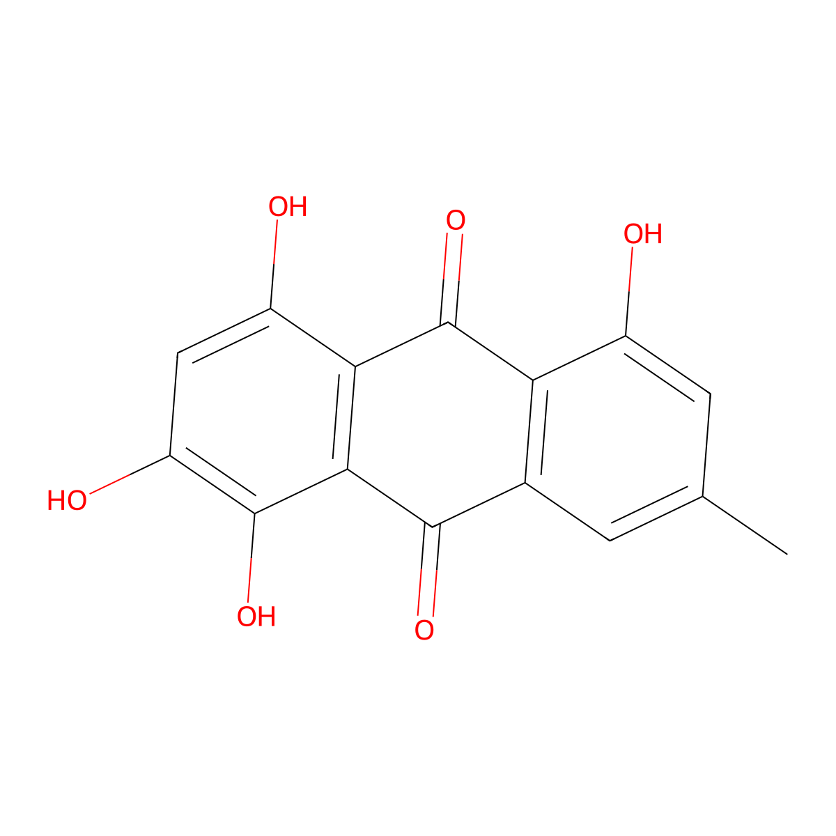 5-Hydroxyemodin molecular structure, CAS 20324-66-7