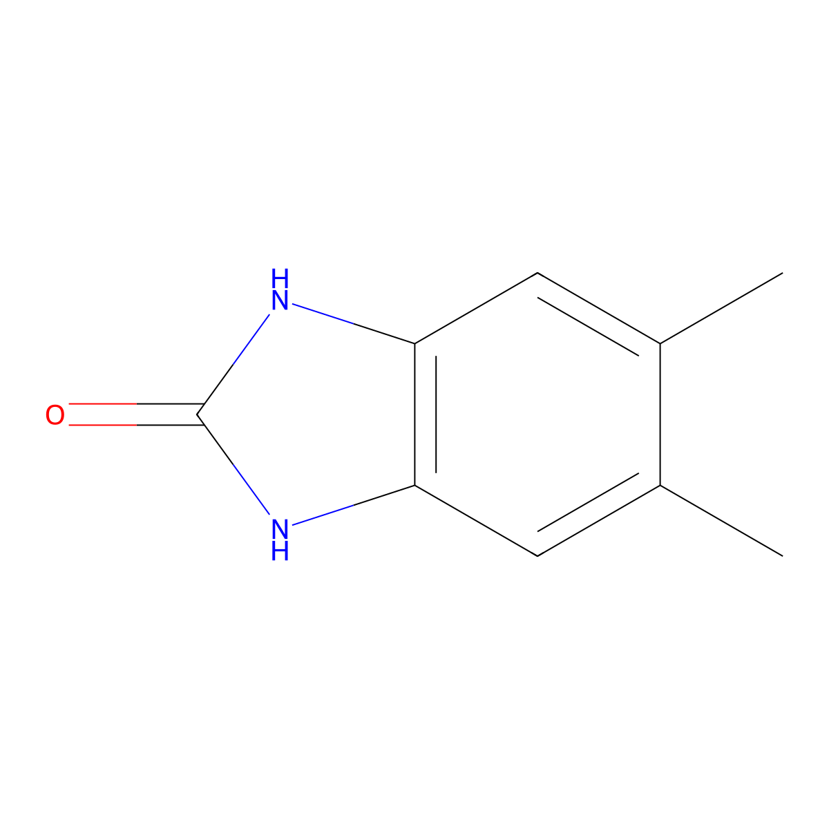 5,6-Dimethyl-1H-benzo[d]imidazol-2(3H)-one molecular structure, CAS 2033-30-9