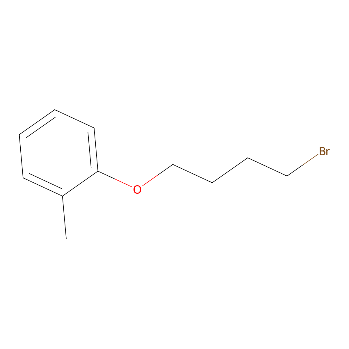 1-(4-Bromobutoxy)-2-methylbenzene molecular structure, CAS 2033-82-1