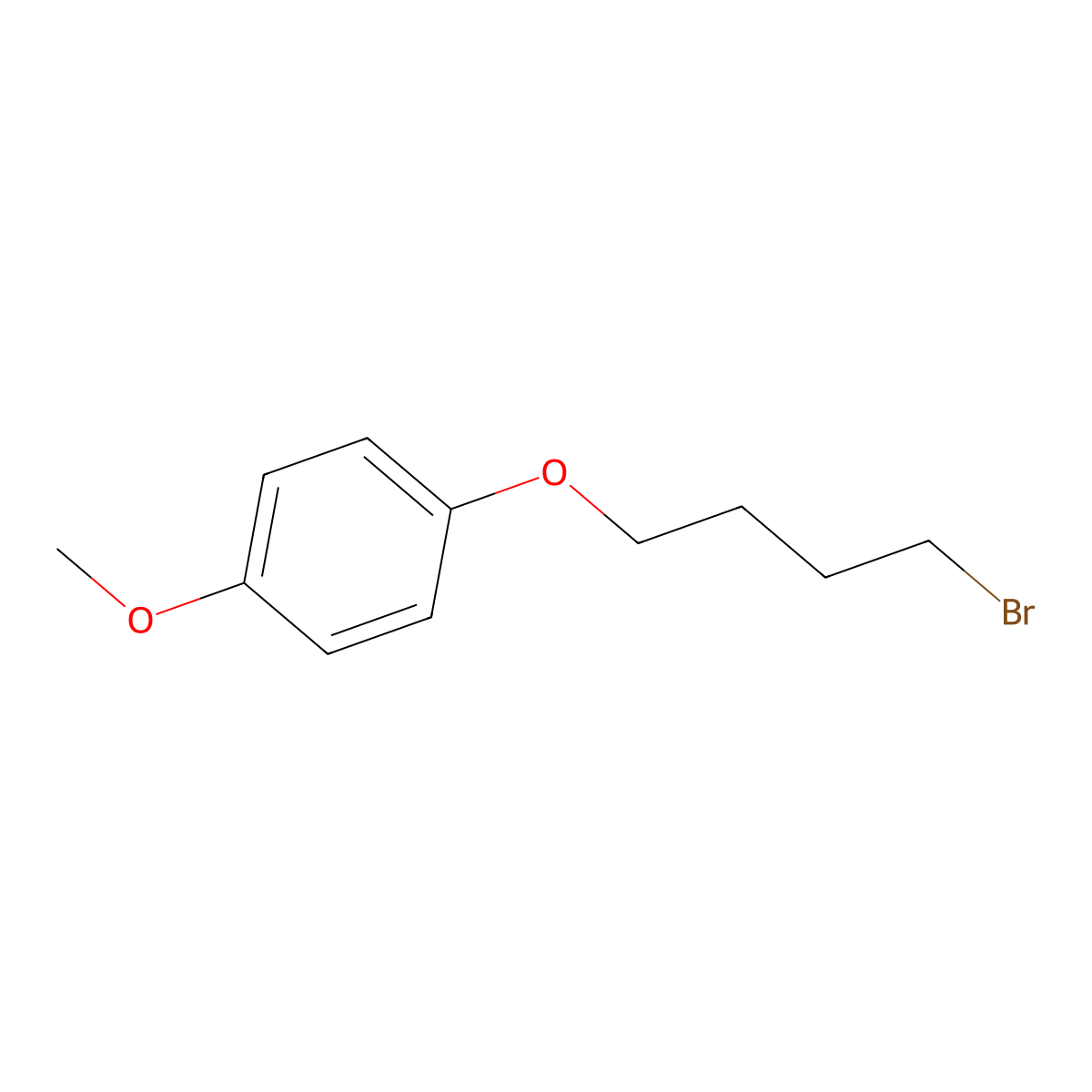 1-(4-Bromobutoxy)-4-methoxybenzene molecular structure, CAS 2033-83-2