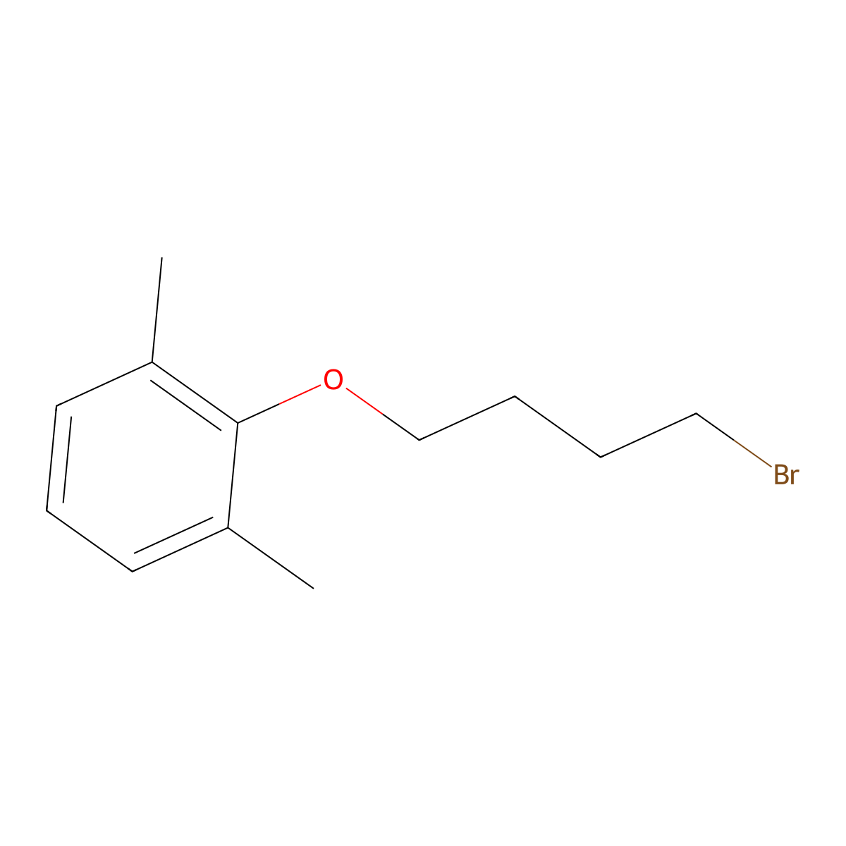 2-(4-Bromobutoxy)-1,3-dimethylbenzene molecular structure, CAS 2033-84-3