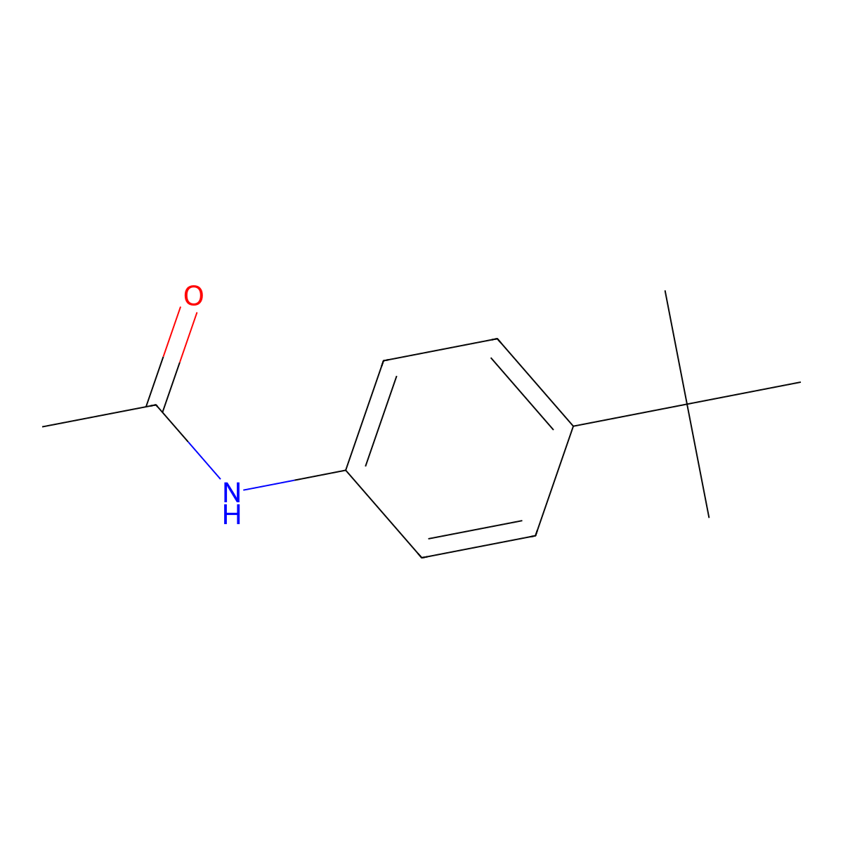 4'-tert-Butylacetanilide molecular structure, CAS 20330-45-4