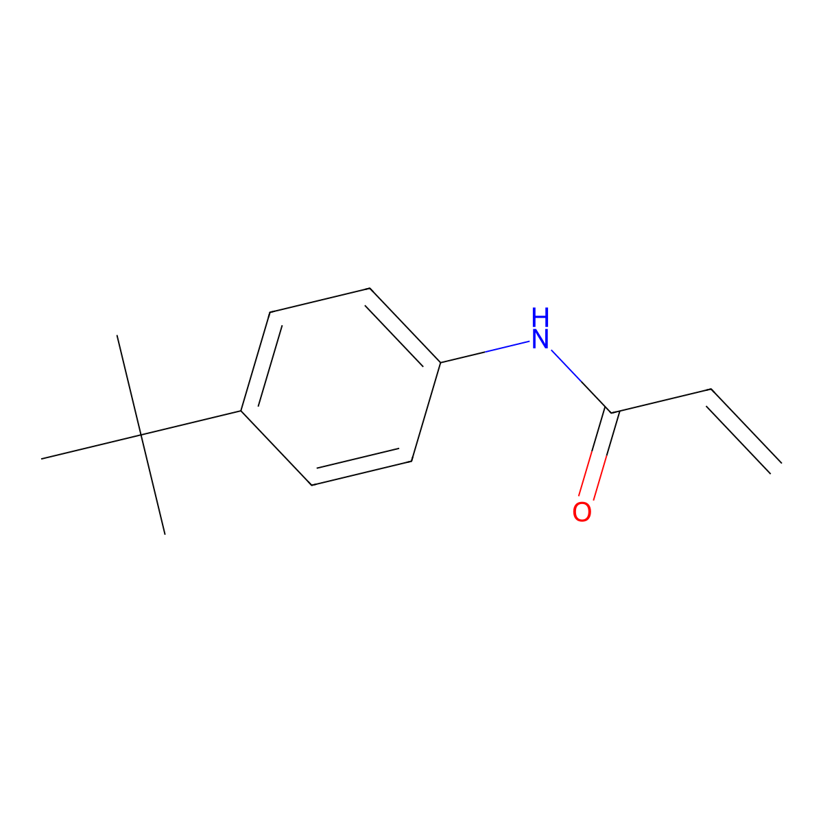 N-(4-tert-Butylphenyl)prop-2-enamide molecular structure, CAS 20330-48-7