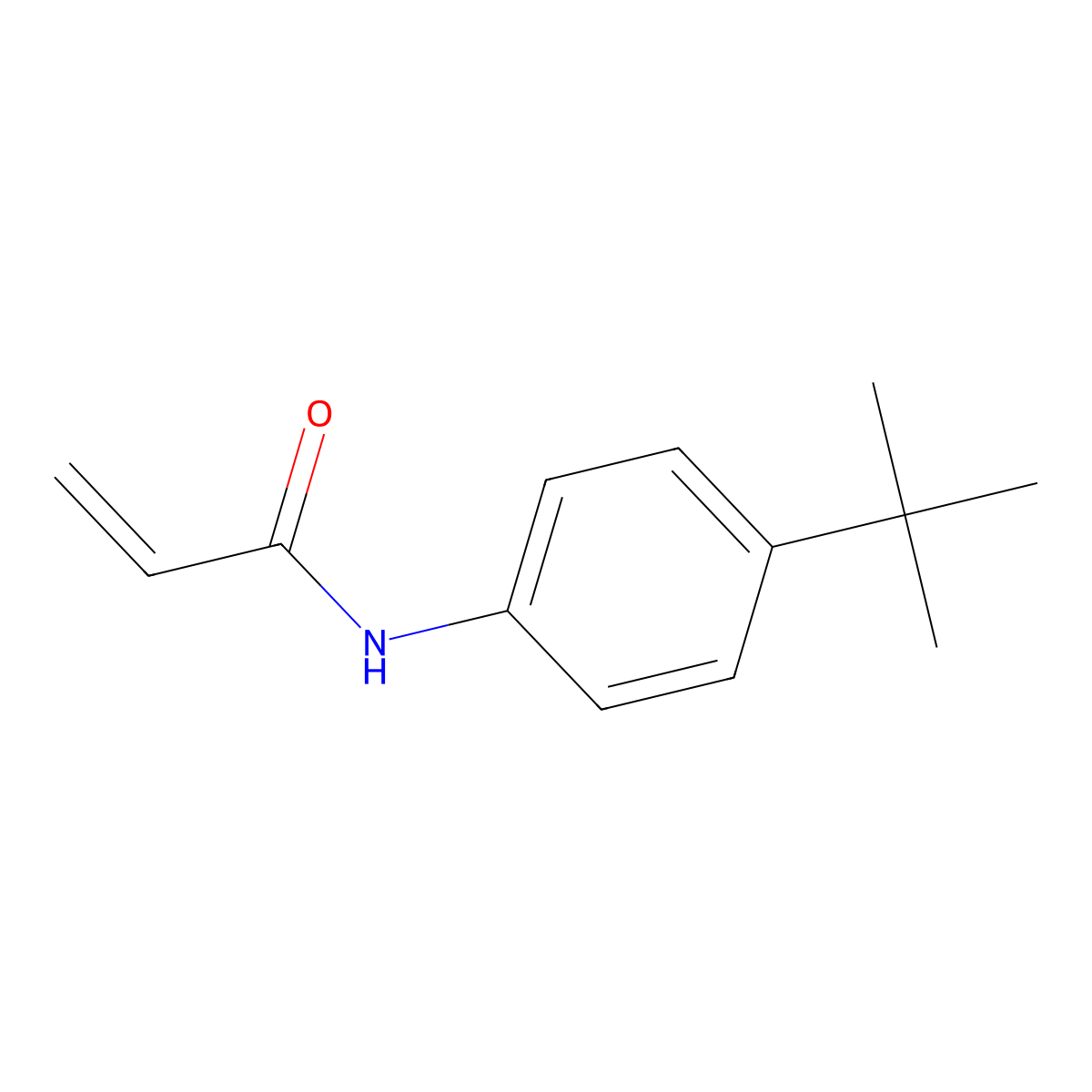 N-(4-tert-Butylphenyl)prop-2-enamide molecular structure, CAS 20330-48-7