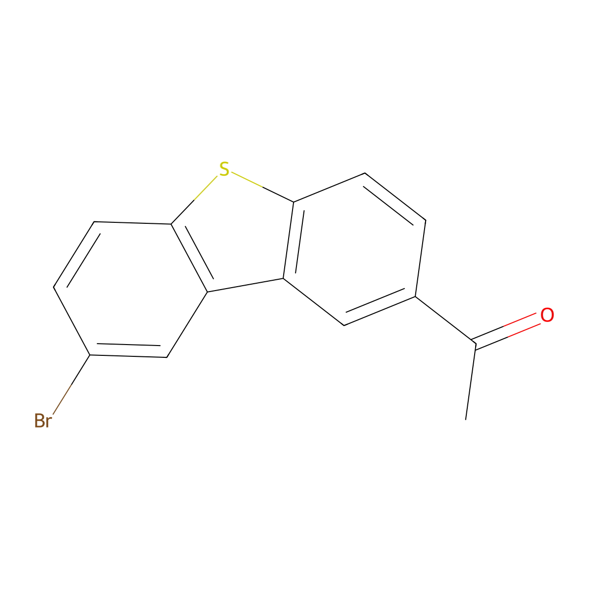 1-(8-Bromodibenzo[b,d]thiophen-2-yl)ethanone molecular structure, CAS 2033078-02-1