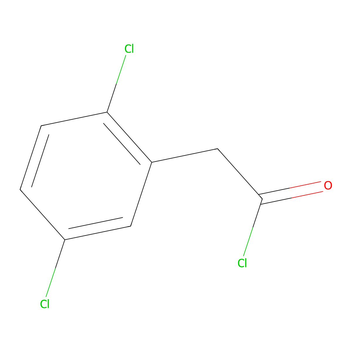 2,5-Dichlorophenylacetyl chloride molecular structure, CAS 203314-48-1