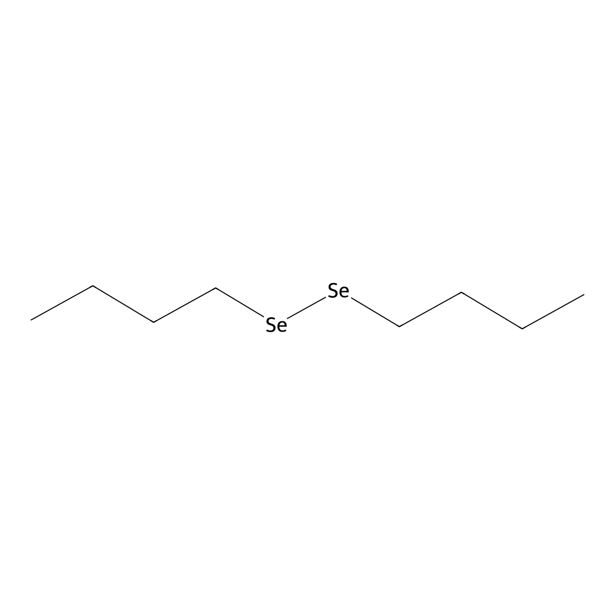 Butyl diselenide molecular structure, CAS 20333-40-8
