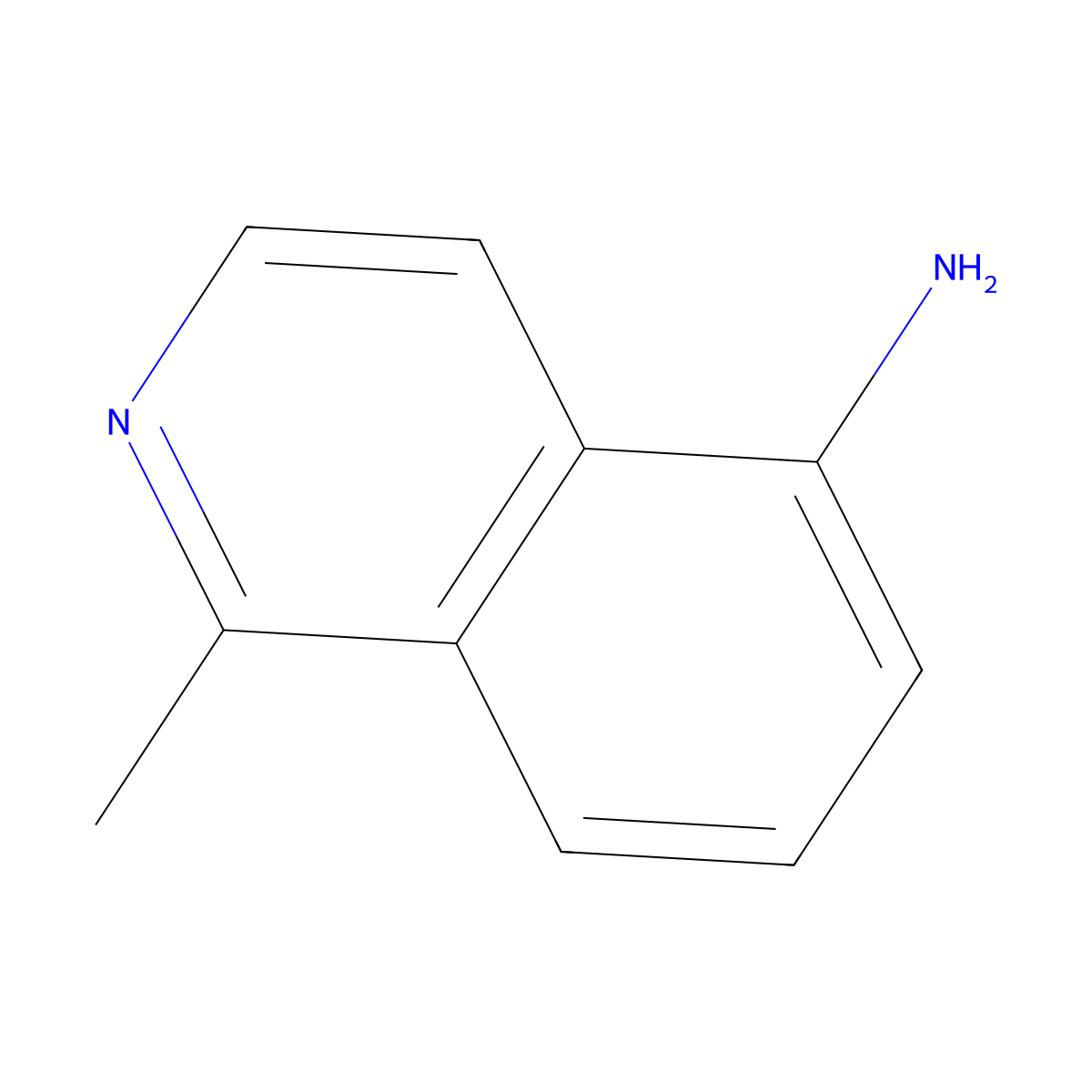 1-Methylisoquinolin-5-amine molecular structure, CAS 20335-61-9